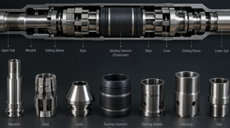 Oil and gas packer assembly